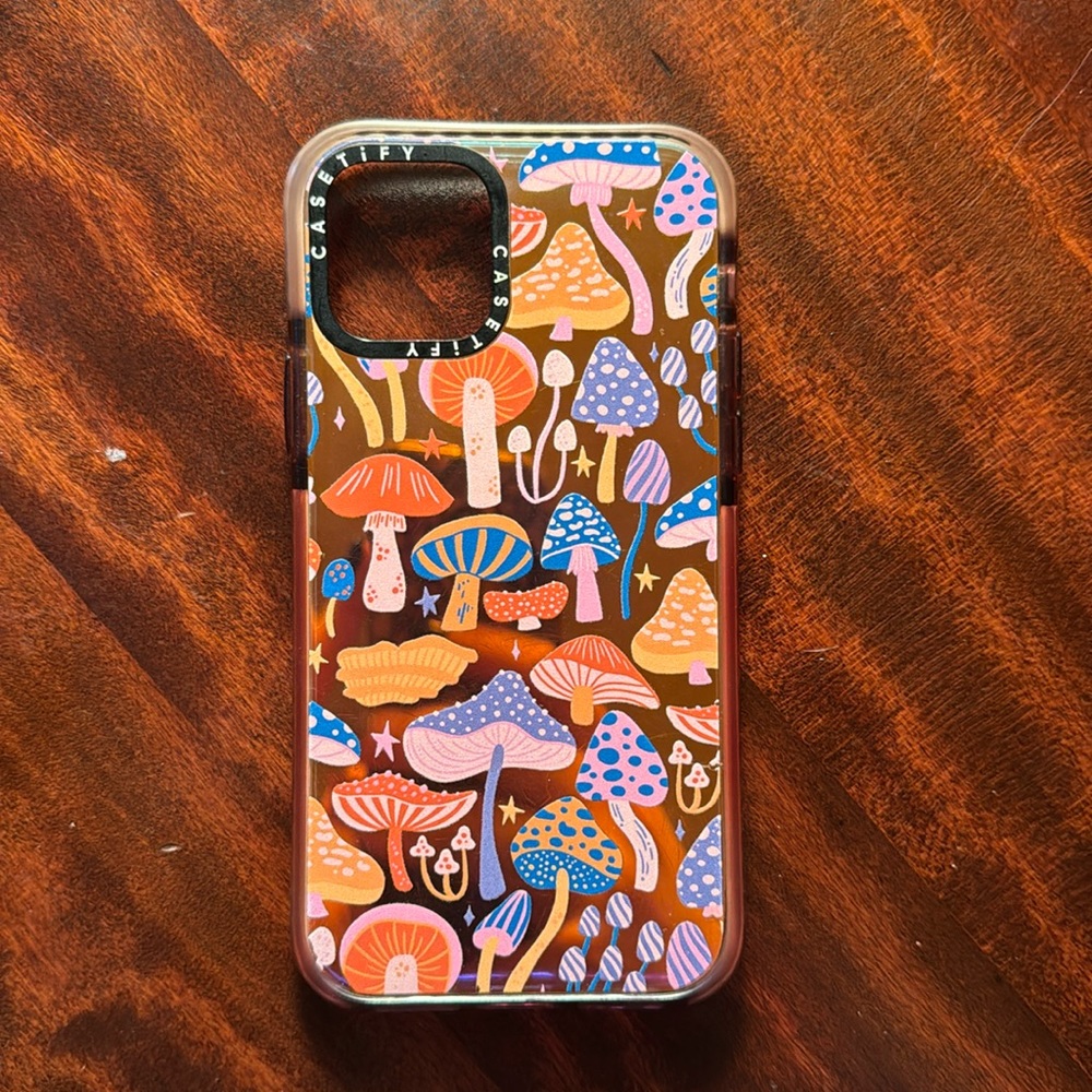Iridescent Magic Mushroom iPhone 11 Pro phone case